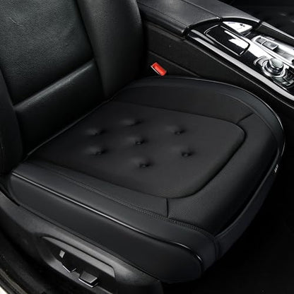 KAYI 2 Pack Car Seat Cover, Memory Foam Car Seat Cushion, Non-Slip Bottom Breathable Seat Cover, Relieve Tailbone Pain, Suitable for 95% of Vehicles - color: 2 Pack Black