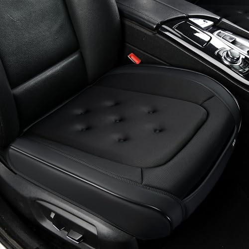 KAYI 2 Pack Car Seat Cover, Memory Foam Car Seat Cushion, Non-Slip Bottom Breathable Seat Cover, Relieve Tailbone Pain, Suitable for 95% of Vehicles - color: 2 Pack Black
