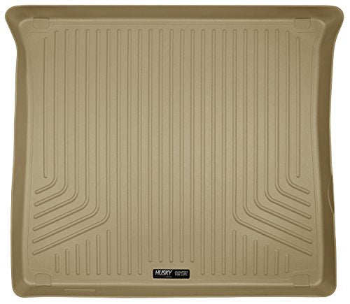 Husky Liners Weatherbeater Cargo Liner | Fits 2011-2021 Jeep Grand Cherokee; 2022 Jeep Grand Cherokee WK | 1-pc Tan - 20623 - color: Tan