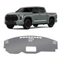 KUST Gray Dash Cover Compatible with Toyota Tundra 2022-2026 Dashboard Cover Accessories for Tundra Non-Slip Polyester Dashboard Mat Custom Fit Center Console Sunshield Protector No Glare - size: Tundra 22-26(Gray)