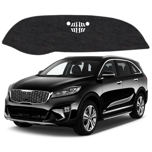 Dash Cover Mat for KIA Sorento 2016 2017 2018 2019 2020 Non-Slip Dashboard Cover Mat Sunshade UV Rays Protector Interior Accessories - size: Compatible with Sorento 2016-2020