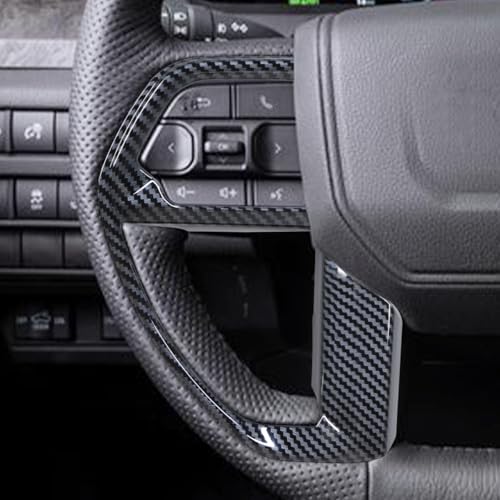 INTGET Steering Wheel Panel Cover for 2024 2025 2026 Toyota Tacoma Accessories/2025 2026 4Runner ABS Plastic Interior(Carbon Fiber, Steering Wheel Panel) - size: Steering Wheel Panel Cover