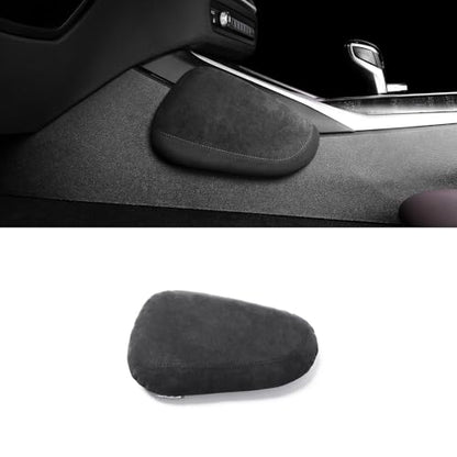 BETTERHUMZ Car Leg Pad Cushion for Alcantara Compatible with BMW 1 2 3 4 5 6 7 Series X1 X2 X3 X4 X5 X6 X7 Center Console Armrest Cushion Accessories (Driver Side)