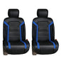 FH Group Car Seat Cover Cushion - 2 Pack Seat Covers for Cars Trucks SUV, Faux Leather Car Seat Cushions, Waterproof Car Seat Cover Cushion, Universal Fit Car Seat protector Front Set Blue - color: Blue - Front Set