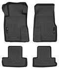 Husky Liners Weatherbeater Floor Mats | Fits 2010-2014 Ford Mustang | Front & 2nd Row, 4-pc Black - 98371