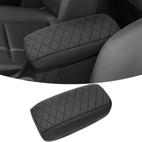 ZZEQYG Center Console Armrest Cover for Toyota Corolla LE SE XSE Nightshade Hatchback 2020-2025 2026 Accessories Leather Console Armrest Cover Car Center Console Armrest Pad - color: For Corolla 2020-2026