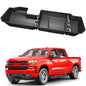 Under Seat Storage Box Compatible with 2019-2026 Chevy Chevrolet Silverado 1500/GMC Sierra 1500, 2020-2026 Silverado/Sierra 2500HD/3500HD Double Cab & Crew Rear Underseat Organizer Accessories - size: 19-26 Chevy Silverado/GMC Sierra 1500