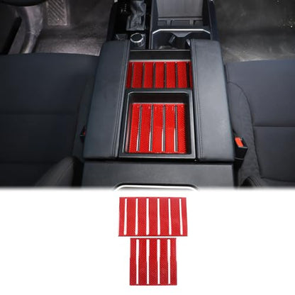 Aunginsy Car Central Control Armrest Box Slot Pad Sticker Compatible with Toyota Tundra 2022-2024 Armrest Box Storage Box Cover Slot Panel Slot Sticker Armrest Lid Storage Slot Trim Cover Accessories - size: Central Control Armrest Box Slot Pad Sticker