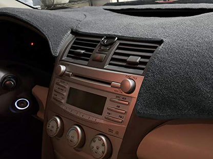 Dash Cover Dashboard Cover Mat Pad Fit for Toyota Camry 2007 2008 2009 2010 2011 (Gray) - color: gray