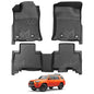 Floor Mats Custom for 2013-2024 Toyota 4Runner (7 Seats & 5 Seats), All Weather Cover Protection Waterproof Black TPE Automotive Floor Liner Front & Rear Row Full Set Car Mats 2014-2024 Lexus GX460 - size: 3PCS (2Row), style: For 2013-2024 | Toyota 4Runne