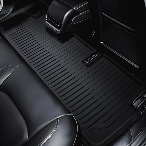 2021-2023 Tesla Model 3 Highland Floor Mats, Custom-Fit All-Weather TPE Full Set with Cargo Liner & Trunk Mat Accessories (2021-2023 Model 3 Full Floor Mat Kit Set of 6) - size: Floor Mats for 2021-2023 Model 3| 6PCS