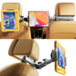 LISEN for iPad Holder Car Tablet Mount, Road Trip Essentials Toddler Kids Travel Gifts, Car Accessories for Women Interior Organizer Mens Truck 3in1 Tablet Holder for Car Camping Back Seat Headrest