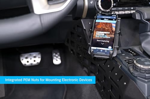 Rago Fabrication Center Console Molle Panels for 4th Gen Toyota Tacoma & 6th Gen Toyota 4Runner | Mount Your Gear and Electronics for Quick Access | Driver and Passenger Side Panels Included - size: Tacoma 4th Gen / 4Runner 6th Gen