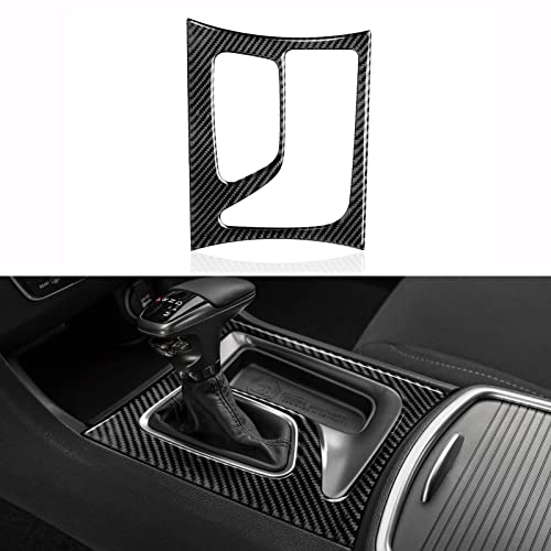 Car Gear Shift Panel Decals for Dodge Charger 2015 2016 2017 2018 2019 2020 2021 2022 2023 Accessories Carbon Fiber Interior Stickers - color: Gear Shift Panel-outer