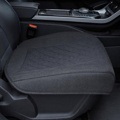 Car Seat Cover,Bottom Car Seat Covers Cloth,Front Seat Only,Fabric Wrap Around The Bottom,Breathable Car Seat Protector Fits 95% of Vehicles 1 Piece,Black - color: allBlack