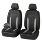 4PCS Cooling Car Seat Covers,Breathable Front Seat Covers with Mesh Construction and Foam Padding,Car Seat Protector to Reduce Back Sweating,Universal Car Interior for Car SUV (Gray) - color: Gray