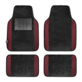 FH Group Automotive Floor Mats – Universal Fit Premium Carpet Car Mats with Driver Heel Pad, Full Set for Cars, SUVs & Trucks - Burgundy - color: Burgundy