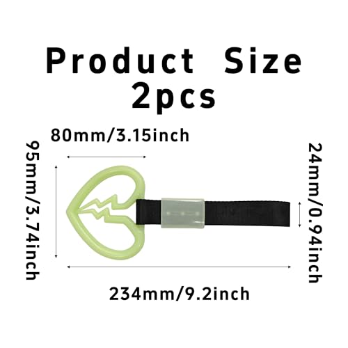 pson Broken Heart Car Handle Strap - color: Luminous