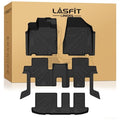 LASFIT Floor Mats for Nissan Pathfinder 2013-2020 / Infiniti QX60 2014-2021 / JX35 2013, All Weather TPE Custom Fit Easy Clean Durable No-Curling Trunk Mat for Pathfinder & QX60 & JX35 - size: 1)For Nissan Pathfinder | 2013-2020