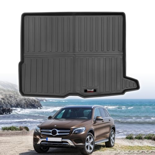 Custom 2016-2022 Mercedes-Benz GLC250 GLC300 GLC350 GLC43 AMG GLC Class Cargo Mats Trunk Liner All Weather TPE Protection Mat Accessories (for 2016-2022 Benz GLC) - color: for 2016-2022 Benz GLC