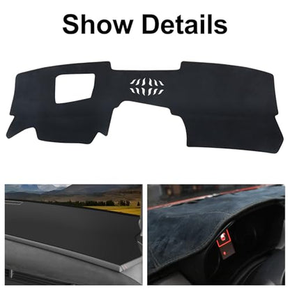Dashboard Cover Mat for Mazda 2020-2025 2026 CX-30 CX30 Accessories (with HUD) Black Flannel Material Anti-Slip Dash Cover Mat Sunshade Glare UV Rays Protector - size: for Mazda 2020-2026 CX-30 (with HUD)