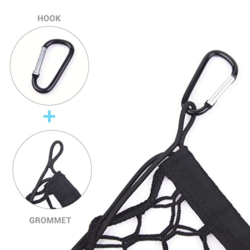 Truck Bed Cargo Net, Elastic Mesh Net Organizer Truck Bed Storage Net Organizer Envelope for Chevy Silverado & Ford F150/F250 Luggage Back Cargo (47x15.2 Inch)