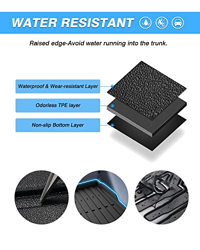Powerty Trunk Mat Compatible with Toyota Prius 2019-2023 Cargo Liner Accessories All Weather Cargo Mat TPO (Latest XW50 Since November 2018) - size: Cargo Mat｜For｜19-23｜Toyota Prius