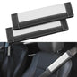 SEG Direct Black and White Seat Belt Pads Pack of 2 - color: White