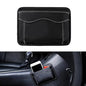 Car Seat Side Pocket Organizer, PU Leather Car Storage Bag Multifunctional Phone Wallet Key Card Holder Gap Filler Universal Pouch for Auto Door Seat Side Dash Interior Accessories (Black)