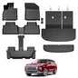 GALVAGNIATE Floor Mats for Hyundai Palisade 2020-2025, All Weather Floor Mats Trunk Cargo Liner with Backrest Protectors Accessories, Full Coverage Set (Fit 7/8 Seats) - size: For Hyundai Palisade | 2020-2025