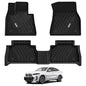 3W BMW X6 Floor Mats Fit for 2020 2021 2022 2023 2024 2025 2026 M/M50i/sDrive40i/xDrive40i G06 All-Weather TPE Floor Liner for BMW X6 1st 2nd Row Full Set Custom Fit Car Liners, Black - style: 4) X6 2020-2026 | Floor Mats