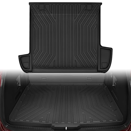 OEDRO Cargo Liner Fit for 2010-2024 Toyota 4Runner Standard Cargo Mats (No 3rd Seat or No Sliding Cargo Deck), All Weather Protection Custom Fit 4Runner Cargo Trunk Liners - style: 10-24 5 Passenger Cargo Mats