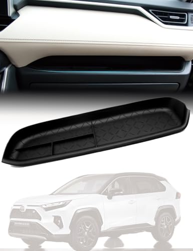 Glove Box Organizer Tray Compatible with Toyota RAV4 2023 2022 2021 2020 2019 Accessories Passenger Storage Insert Mat,Passenger Storage Organizer for Toyota RAV4 - color: Passenger Storage Organizer Tray ﻿