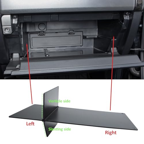 JDMCAR Compatible with Toyota 4Runner Accessories 2010-2023 2024 Glove Box Organizer and GX 460 (2010-2023)，Insert ABS Black Materials 4-Runner Compartment Tray - color: For 2010-2024 4Runner