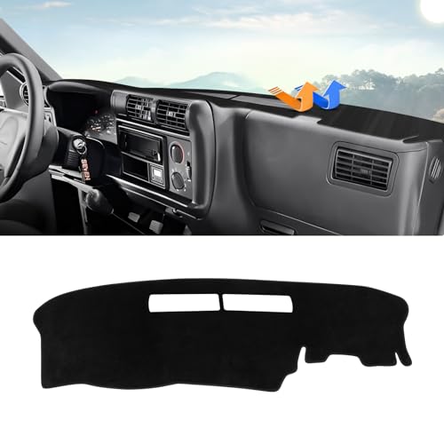 Autorder Dashboard Cover Mat for 1994-1997 Chevrolet Chevy S10 Blazer/GMC Jimmy Sonoma&1996 1997 Olds Oldsmobile Bravada Accessories Dash Cover Upgrade Velvet Dash Mat UV Rays Protector - size: 1994-1997 S10 Blazer