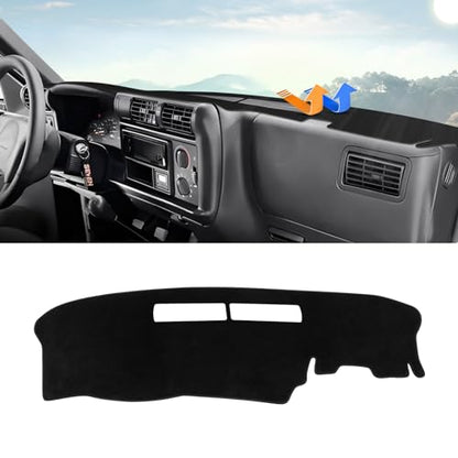 Autorder Dashboard Cover Mat for 1994-1997 Chevrolet Chevy S10 Blazer/GMC Jimmy Sonoma&1996 1997 Olds Oldsmobile Bravada Accessories Dash Cover Upgrade Velvet Dash Mat UV Rays Protector - size: 1994-1997 S10 Blazer