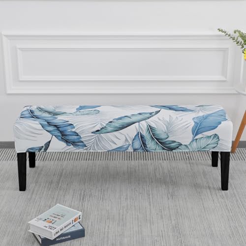 SPRINGRICO Stretch Dining Bench Cover, Removable Bench Slipcover Washable Bench Seat Protector Rectangle Bench Cover for Dining Room, Living Room, Bedroom, Kitchen (Cassandra) - color: Cassandra