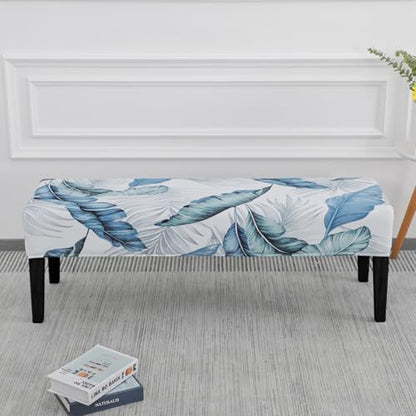 SPRINGRICO Stretch Dining Bench Cover, Removable Bench Slipcover Washable Bench Seat Protector Rectangle Bench Cover for Dining Room, Living Room, Bedroom, Kitchen (Cassandra) - color: Cassandra