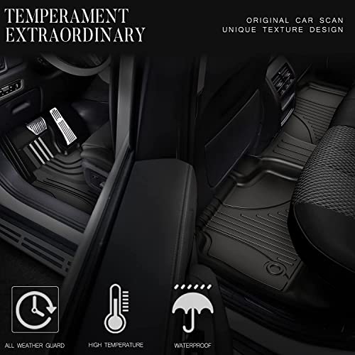 Automotive Floor Mats & Cargo Liners Trunk Set Compatible with 2019-2021 2022 2023 2024 Nissan Murano, All Weather Car Accessories Floor Liner 1st and 2nd Row Car Mat Black. - style: 16)19-24 Murano Floor & Cargo Mats