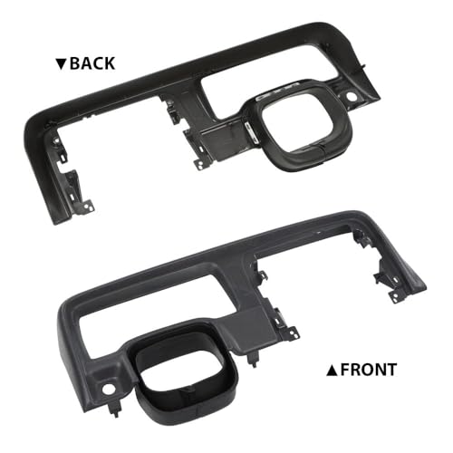 G-PLUS Dash Bezel Trim Speedometer Cluster Bezel Compatible with 1997-2001 Jeep Cherokee XJ 5EJ84LAZAC - size: 1997-2001 Jeep Cherokee XJ | Dark Gray