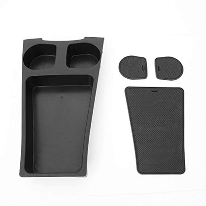 DNA MOTORING Center Console Cup Holder Compatible with 10-15 Prius, Organizer Storage Box Replacement, ZTL-Y-0069