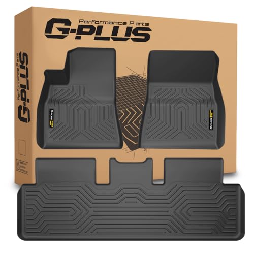 G-PLUS Model 3 Floor Mats Compatible with Tesla Model 3 2017-2023 Sept Old Style,Not Fit 2023 Oct-2026 New Model,TPE All Weather Custom Fit Full Cover Protection Floor Liners Black 3PCS - size: 2017-2023|Fit Tesla Model 3|3PCS