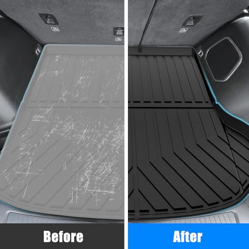 Trunk Mat for Jeep Grand Cherokee 2022-2024, MERXENG Car Trunk Protector All-Weather Rear Cargo Area Mat Protective Floor Mat for Jeep Grand Cherokee 2022-2024 - size: for Jeep Grand Cherokee 2022-2024