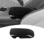 for Mustang Center Console Armrest Cover Trim Fit for Ford Mustang 2015+ Black Interior Accessories 1pc