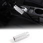 Aunginsy Car Handbrake Cover Compatible with Toyota FJ Cruiser 2007-2021+, Aluminum Handbrake Manual Handle Protector, Center Console Parking Hand Brake Grip Sleeve Lever Cover Trim Accessories - color: Silver