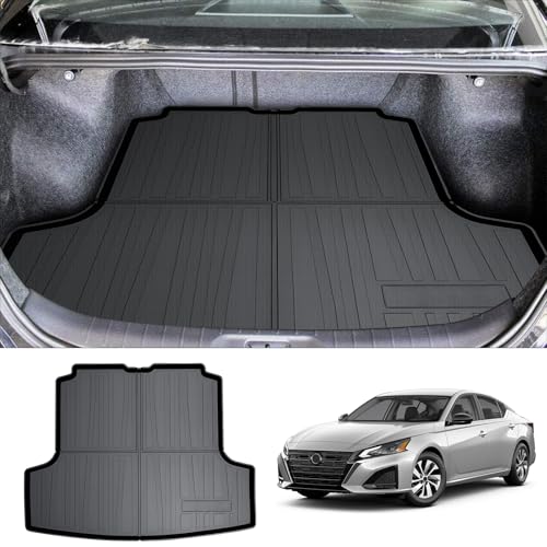 Powerty Trunk Mat for 2019-2025 2026 Nissan Altima Sedan Accessories Cargo Mats TPO All Weather Cargo Liner Heavy-Duty Trunk Liners - size: Cargo Mat｜For｜19-26｜Nissan Altima Sedan
