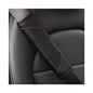 2PCS Car Seat Belt Cover, Carbon Fiber Seatbelt Shoulder Protection, Soft Car Seat Belt Strap Cushion Protect Your Neck and Shoulder, Car Accessories Seat Belt Pad for Car Truck (Black) - color: Black