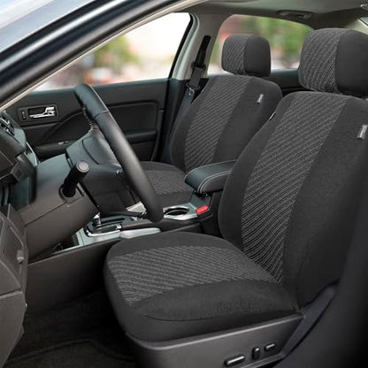 Dickies 3003418LD, Morrisey Gray 2-Piece Seat Cover Set, Grey