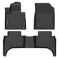 Binmotor-All Weather Floor Mats for Hyundai Santa Cruz 2026 2025 2024 2023 2022, Heavy Duty Car Floor Liners Full Set -Black for Santa Cruz Accessories - style: 2) Car Mats for Hyundai Santa Cruz (2022-2026)