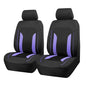 Car Front Seat Covers, Breathable Vehicle Seat Protectors with Mesh Construction and Foam Padding, Comfort Automotive Interior Chair Cover, Universal for SUV RV Truck (Purple)